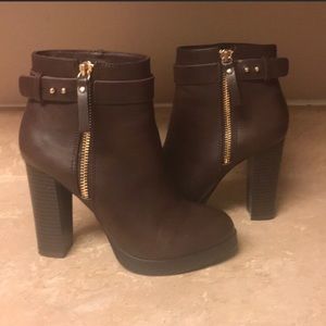 Brown Ankle Boots